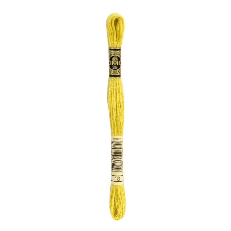 Linhas DMC em Tons de Amarelo para Ponto Cruz