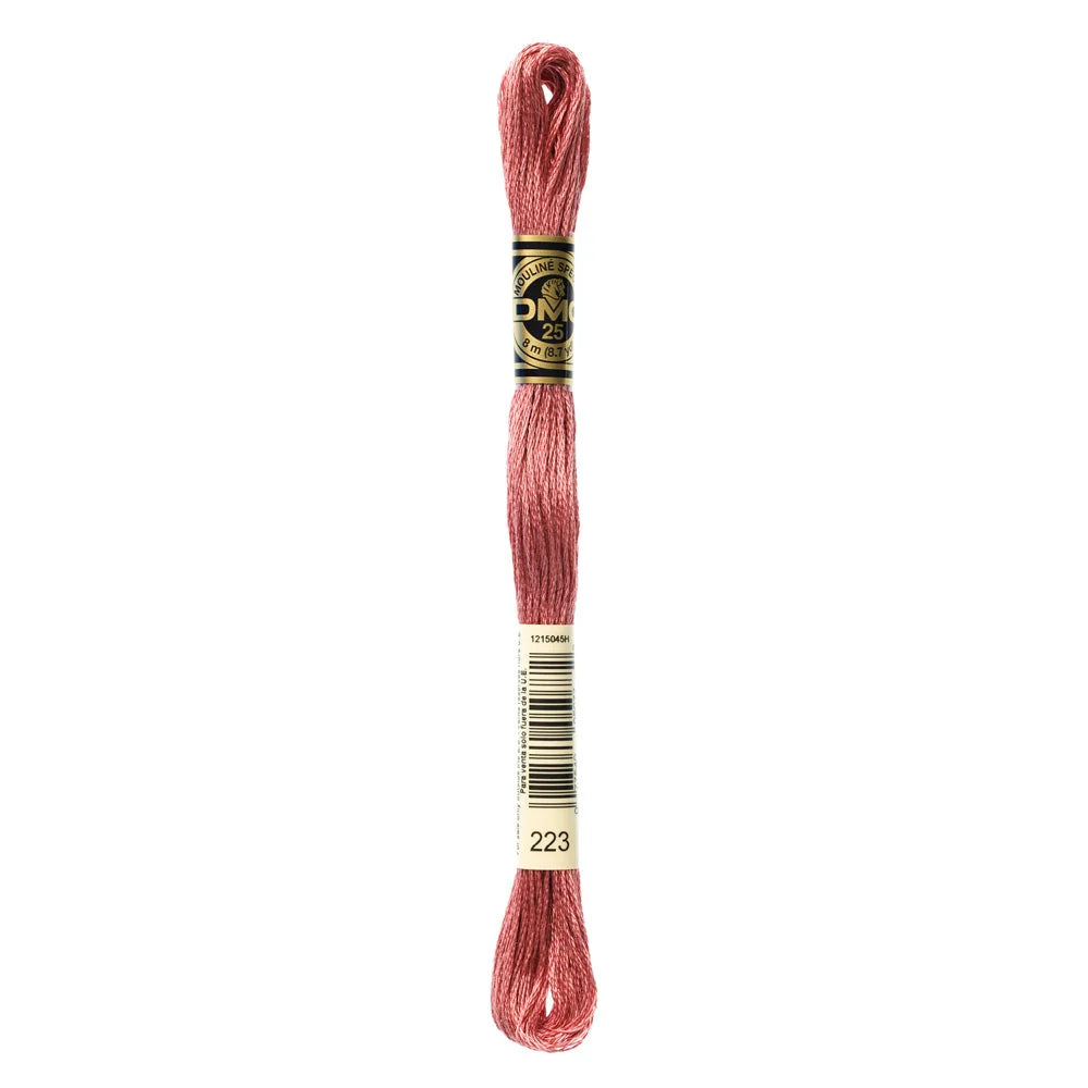 Linhas DMC em Tons de Vermelho para Ponto Cruz