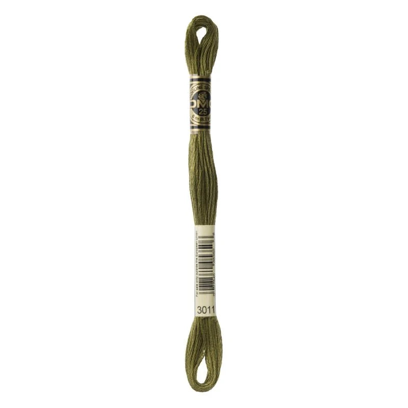 Linhas DMC em Tons de Verde para Ponto Cruz