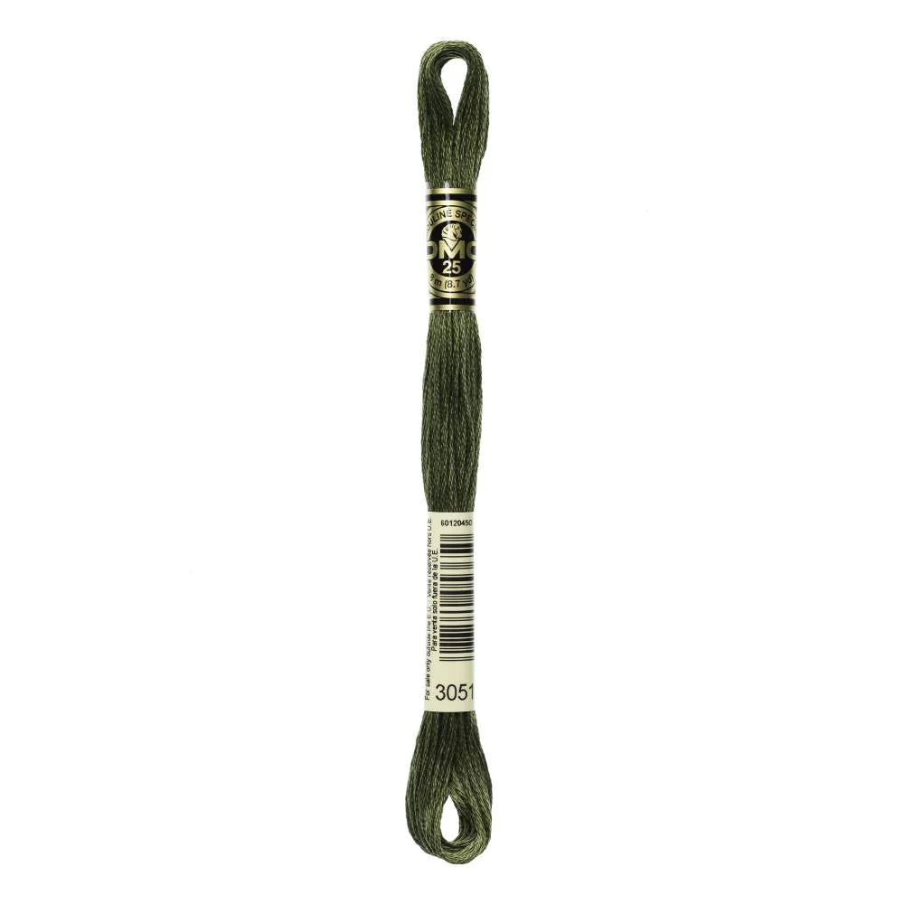 Linhas DMC em Tons de Verde para Ponto Cruz
