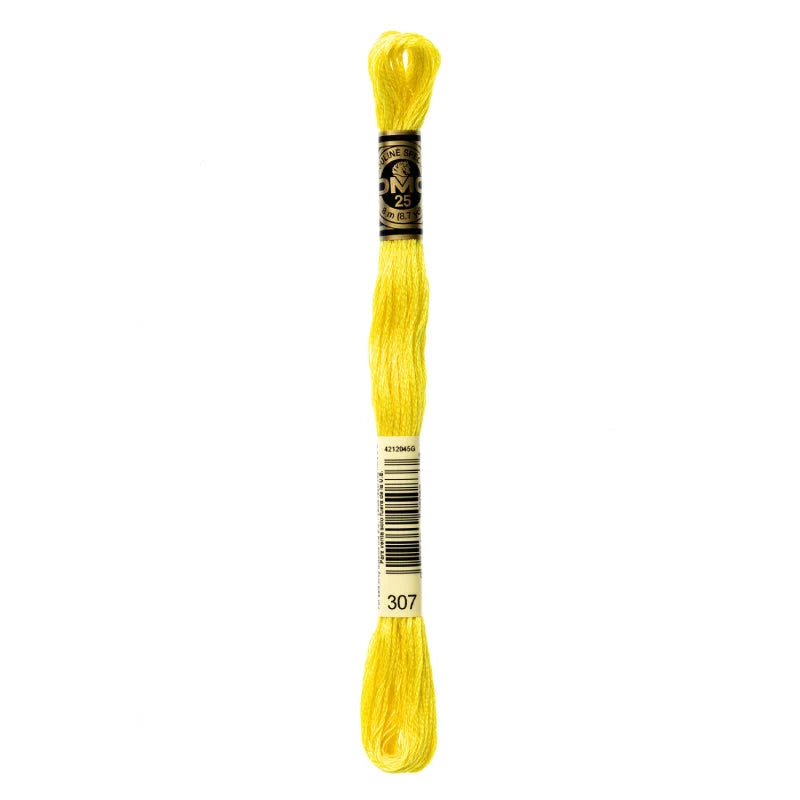 Linhas DMC em Tons de Amarelo para Ponto Cruz