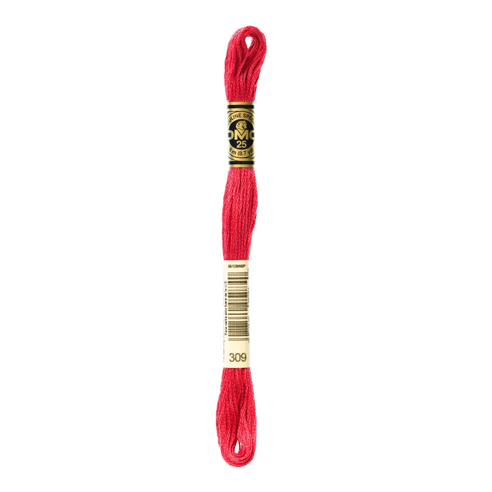 Linhas DMC em Tons de Vermelho para Ponto Cruz