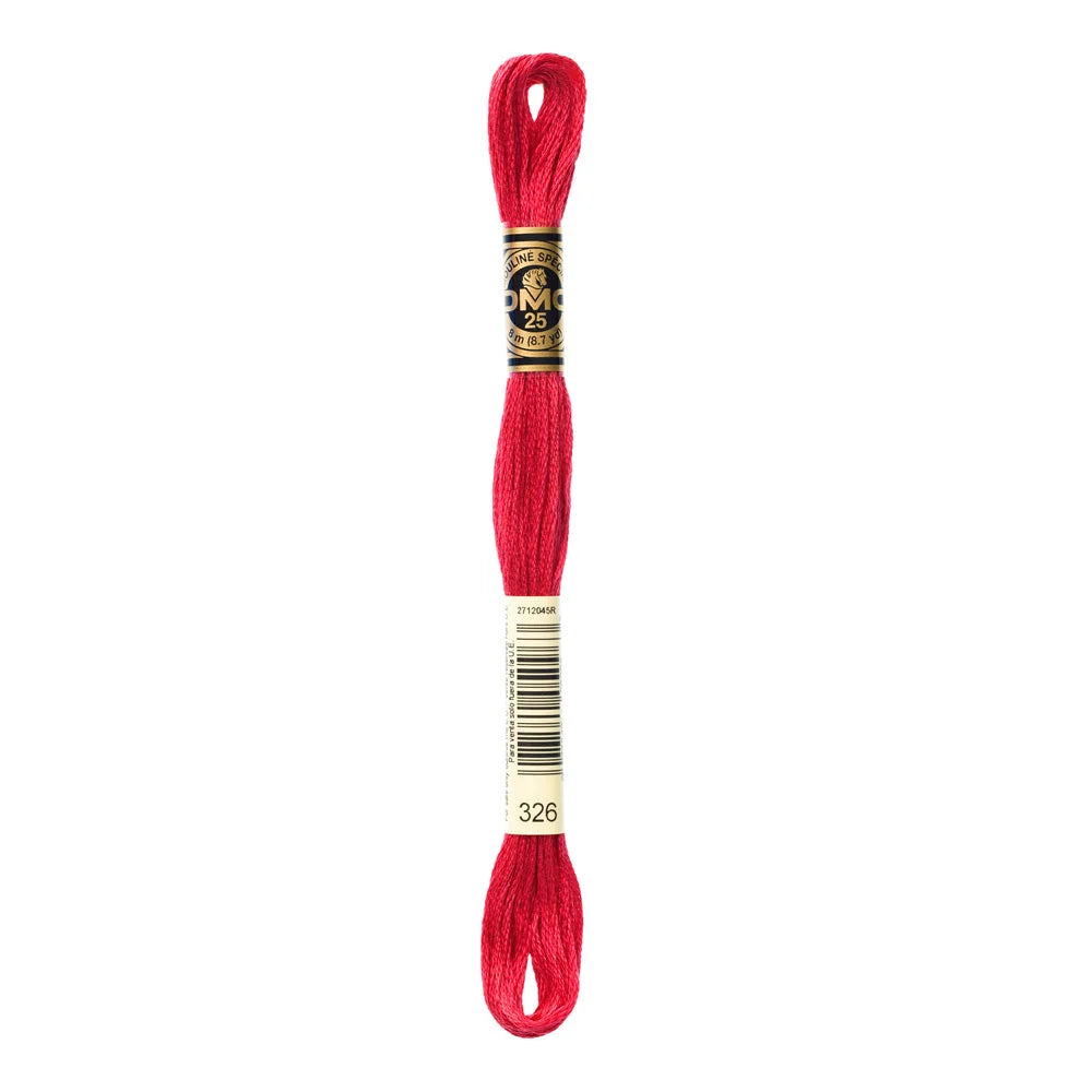 Linhas DMC em Tons de Vermelho para Ponto Cruz