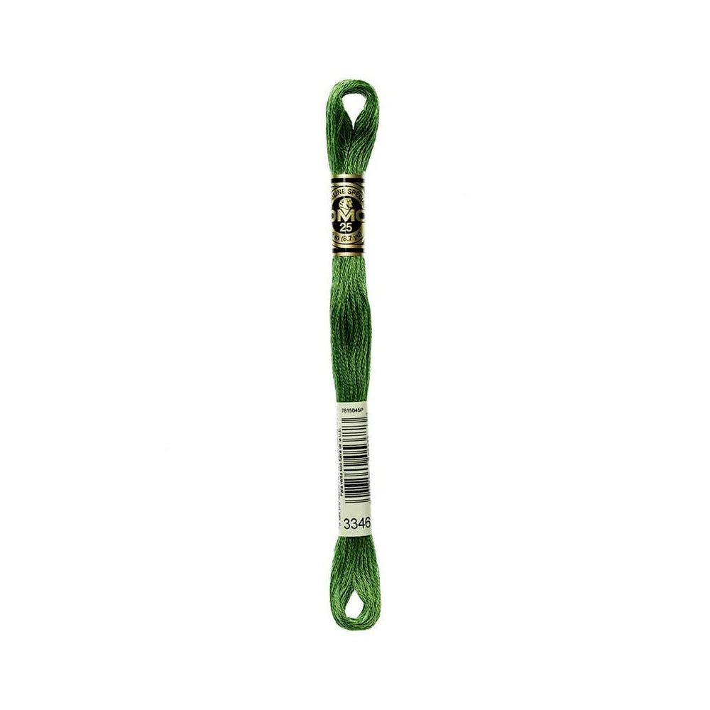 Linhas DMC em Tons de Verde para Ponto Cruz
