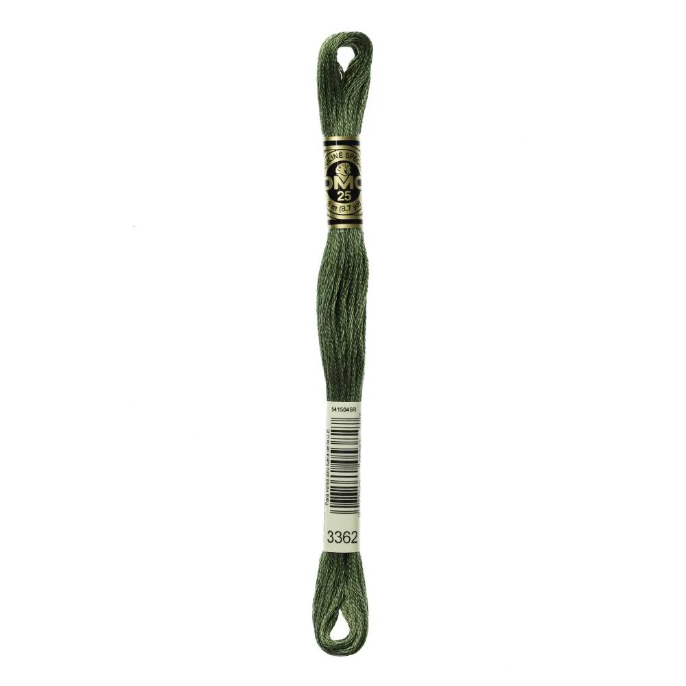 Linhas DMC em Tons de Verde para Ponto Cruz