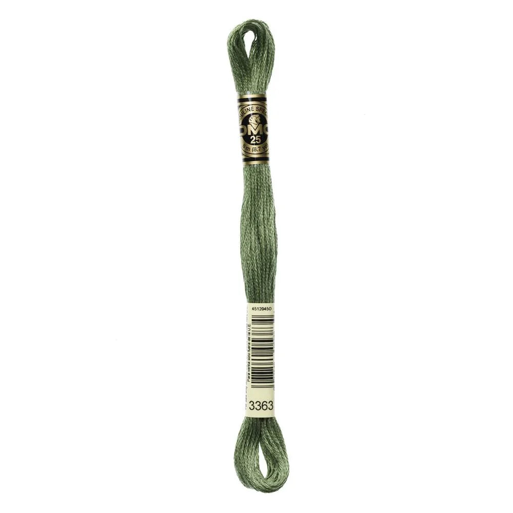 Linhas DMC em Tons de Verde para Ponto Cruz