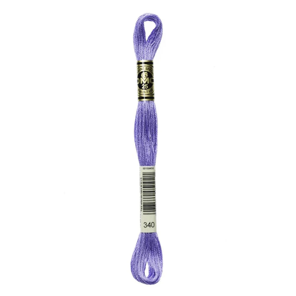 Linhas DMC em Tons de Violeta para Ponto Cruz