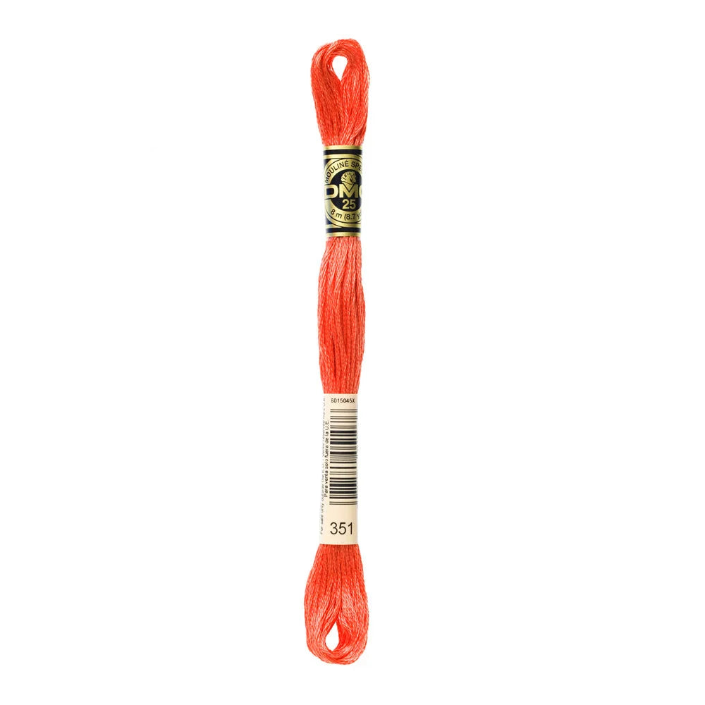 Linhas DMC em Tons de Vermelho para Ponto Cruz