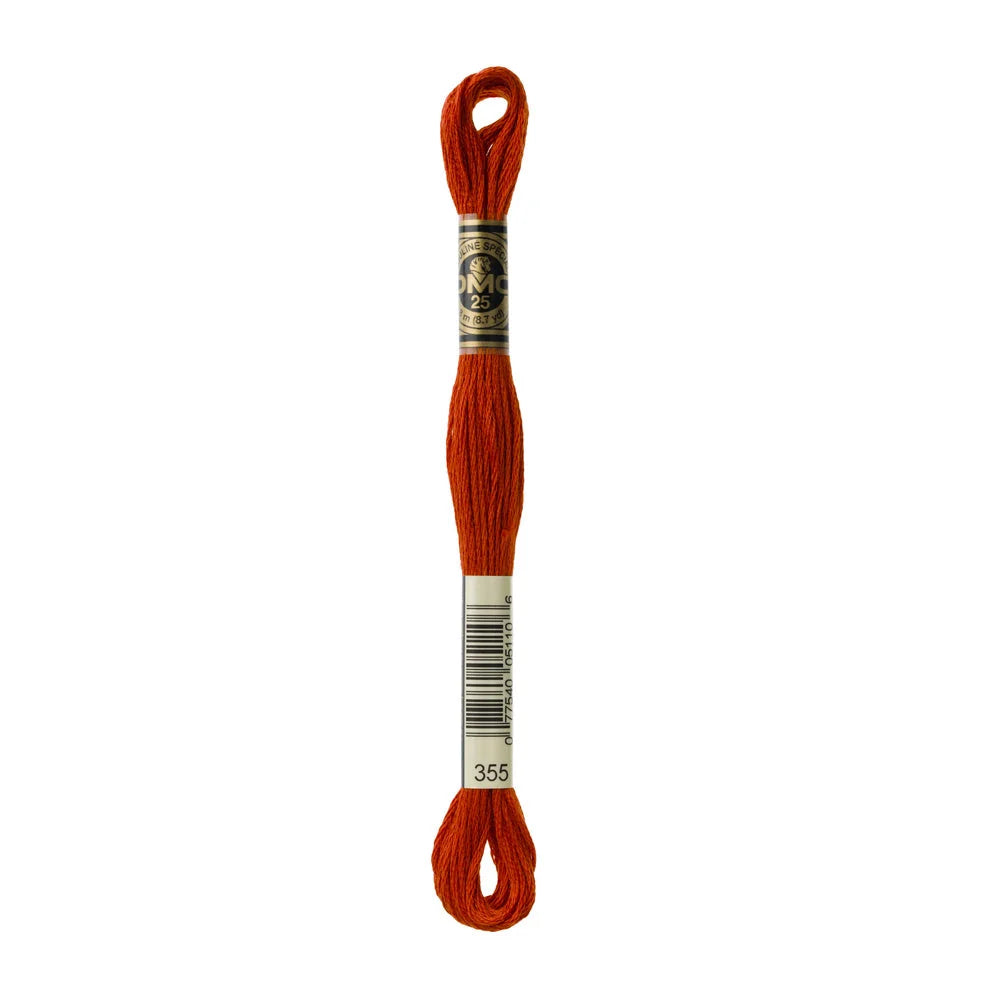 Linhas DMC em Tons de Vermelho para Ponto Cruz