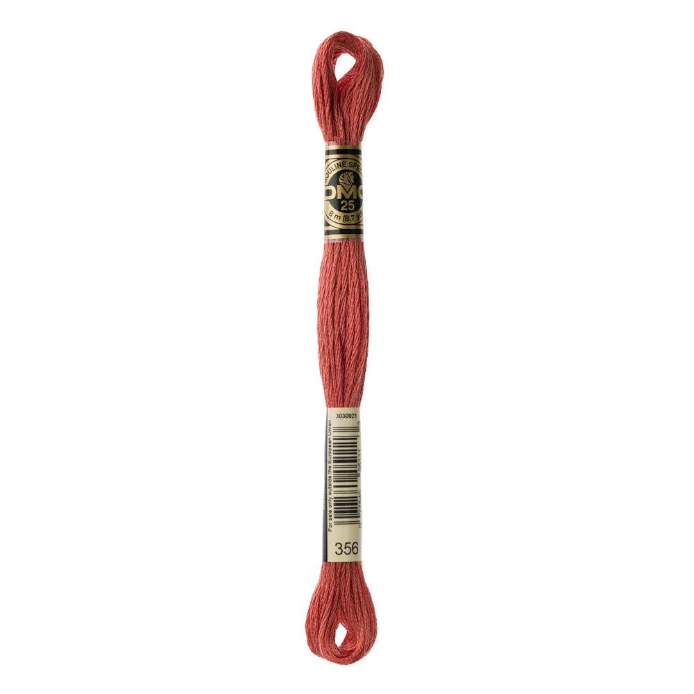 Linhas DMC em Tons de Vermelho para Ponto Cruz
