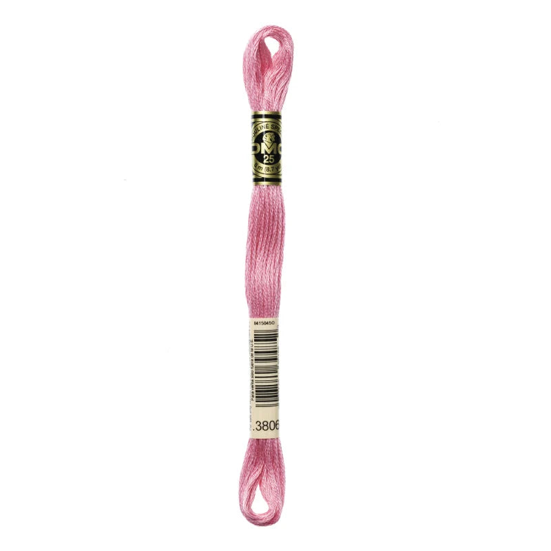 Linhas DMC em Tons de Rosa para Ponto Cruz