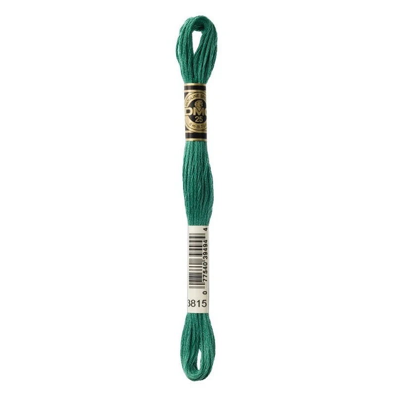 Linhas DMC em Tons de Verde para Ponto Cruz