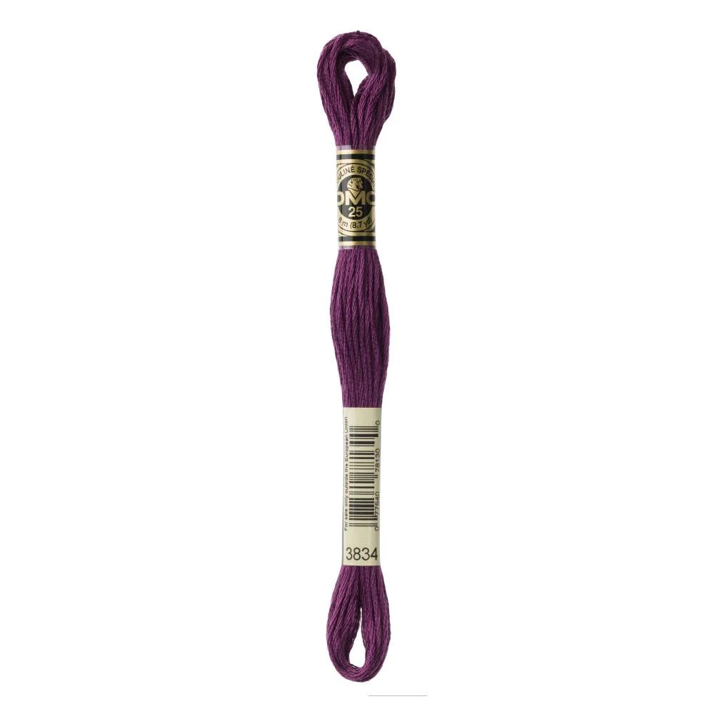 Linhas DMC em Tons de Violeta para Ponto Cruz