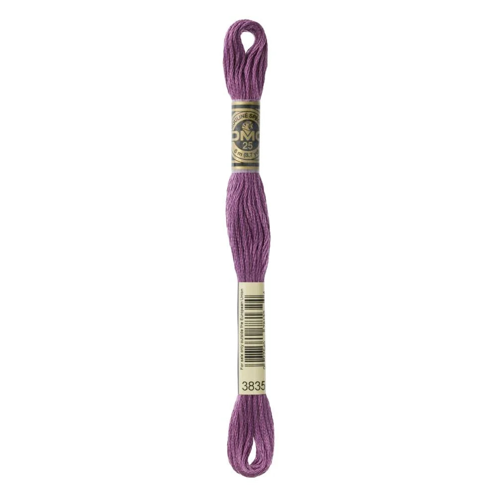 Linhas DMC em Tons de Violeta para Ponto Cruz