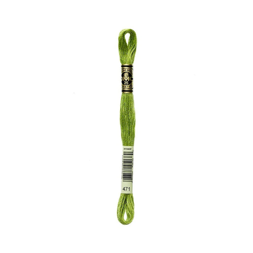 Linhas DMC em Tons de Verde para Ponto Cruz