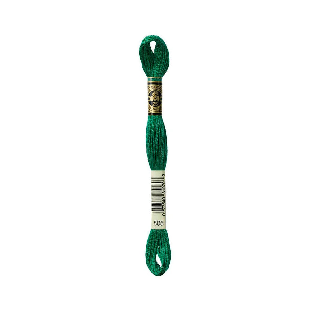 Linhas DMC em Tons de Verde para Ponto Cruz