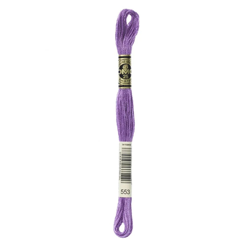 Linhas DMC em Tons de Violeta para Ponto Cruz