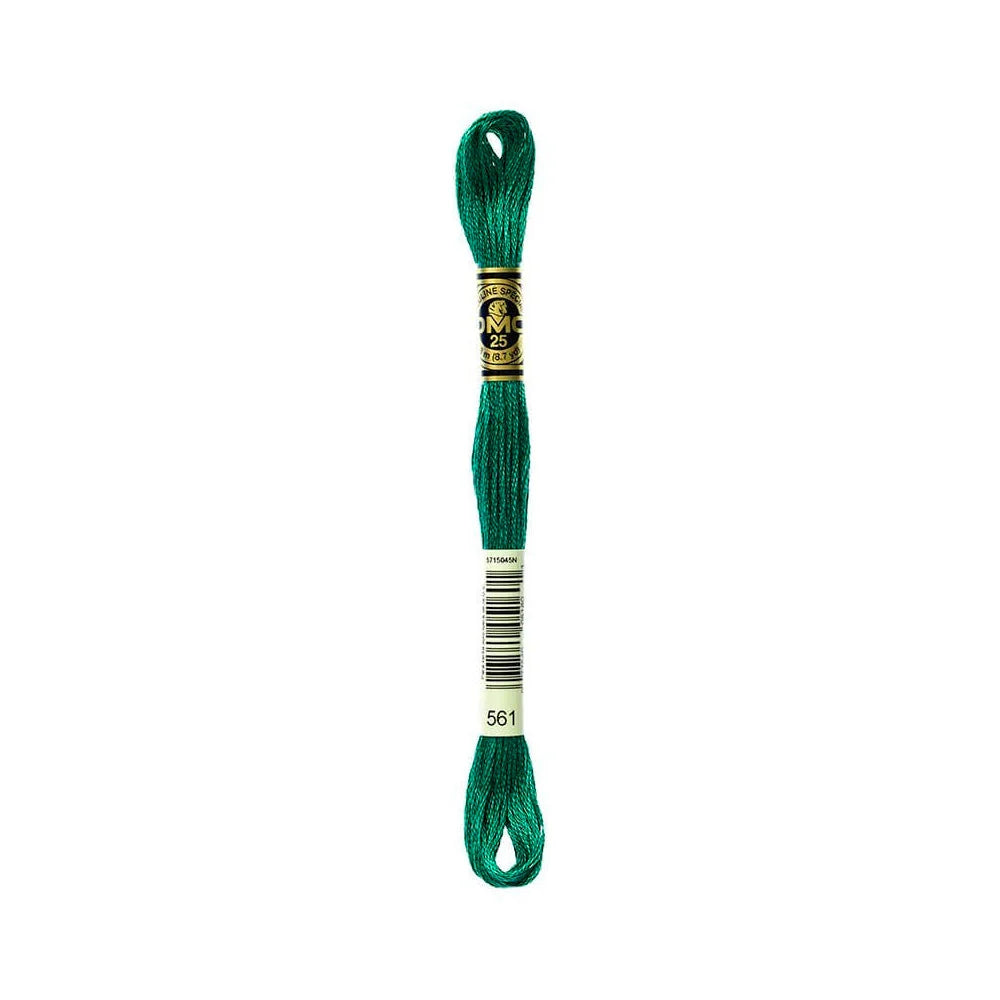 Linhas DMC em Tons de Verde para Ponto Cruz