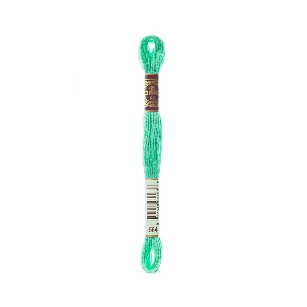Linhas DMC em Tons de Verde para Ponto Cruz