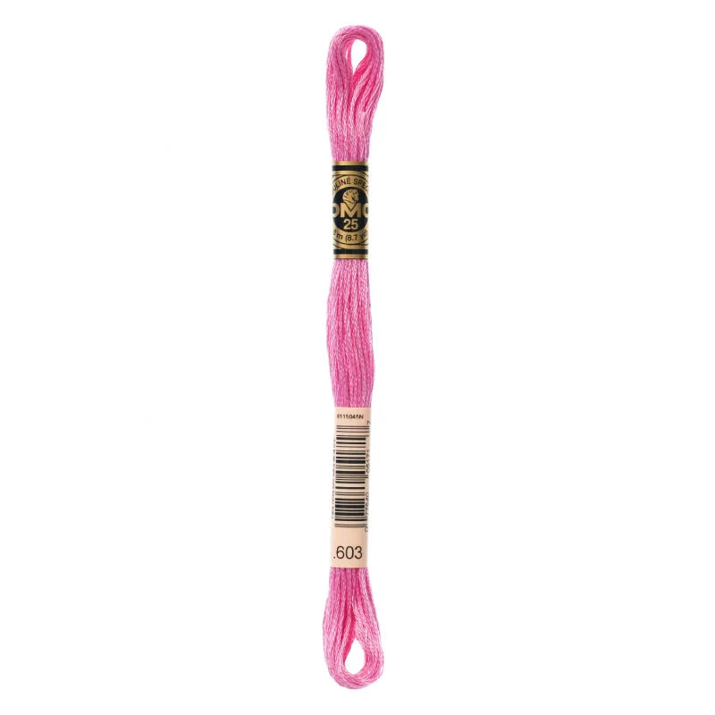 Linhas DMC em Tons de Rosa para Ponto Cruz