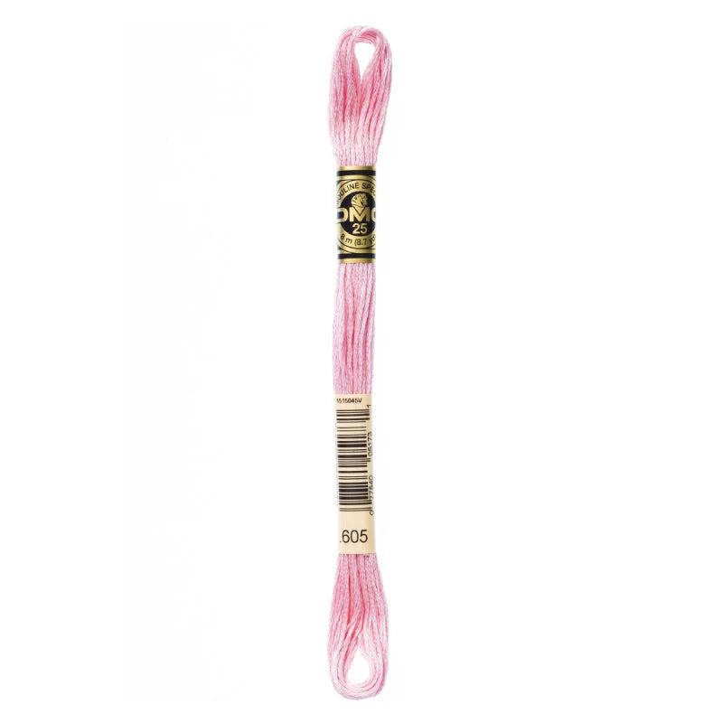 Linhas DMC em Tons de Rosa para Ponto Cruz