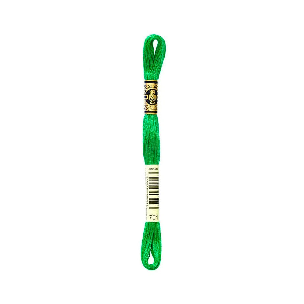 Linhas DMC em Tons de Verde para Ponto Cruz