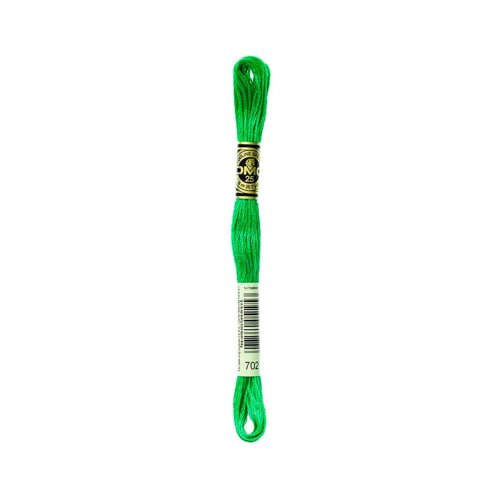 Linhas DMC em Tons de Verde para Ponto Cruz