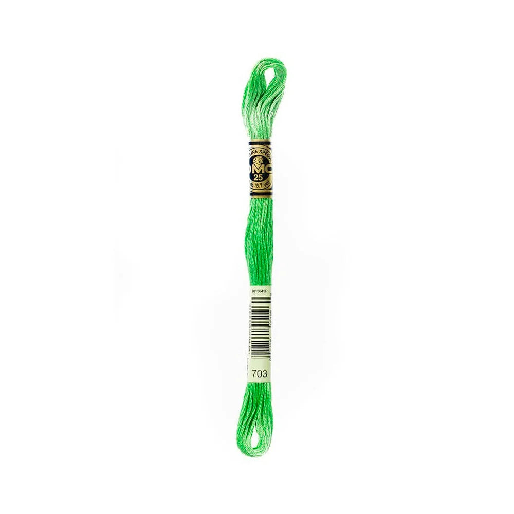 Linhas DMC em Tons de Verde para Ponto Cruz