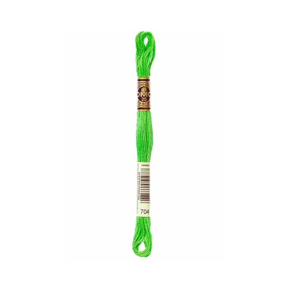 Linhas DMC em Tons de Verde para Ponto Cruz