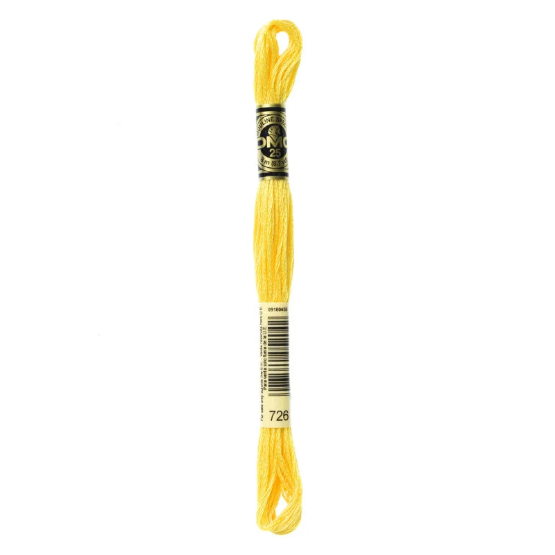 Linhas DMC em Tons de Amarelo para Ponto Cruz
