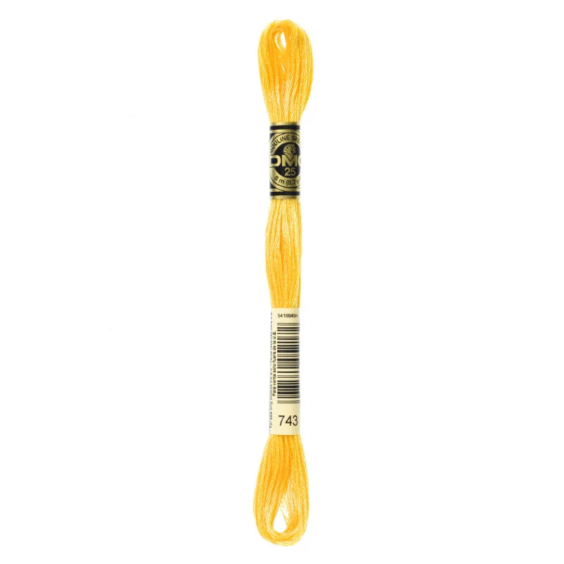 Linhas DMC em Tons de Amarelo para Ponto Cruz
