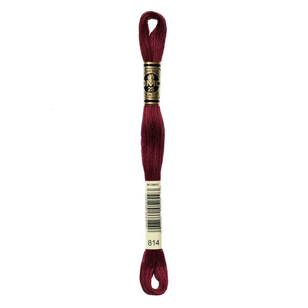 Linhas DMC em Tons de Vermelho para Ponto Cruz