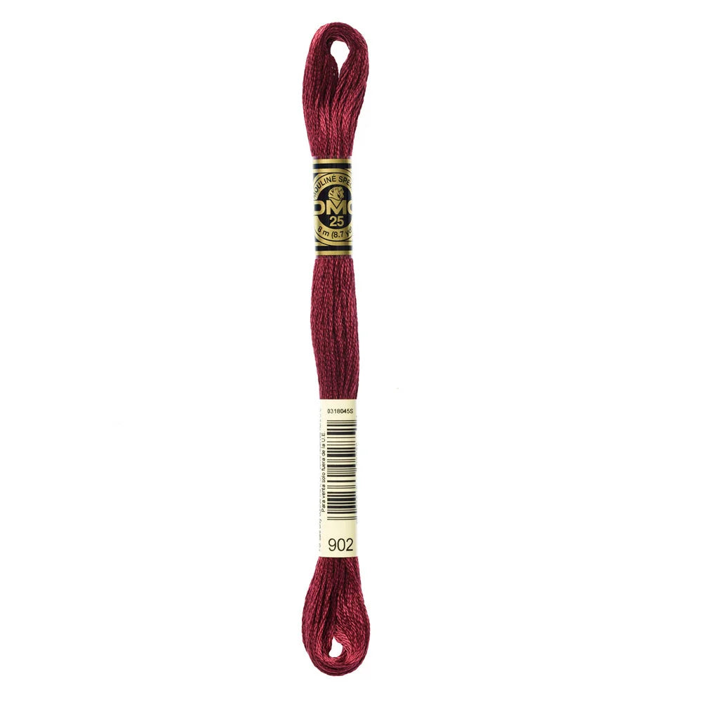 Linhas DMC em Tons de Vermelho para Ponto Cruz