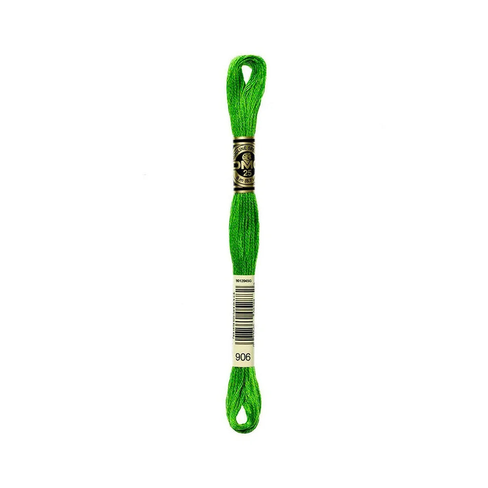 Linhas DMC em Tons de Verde para Ponto Cruz