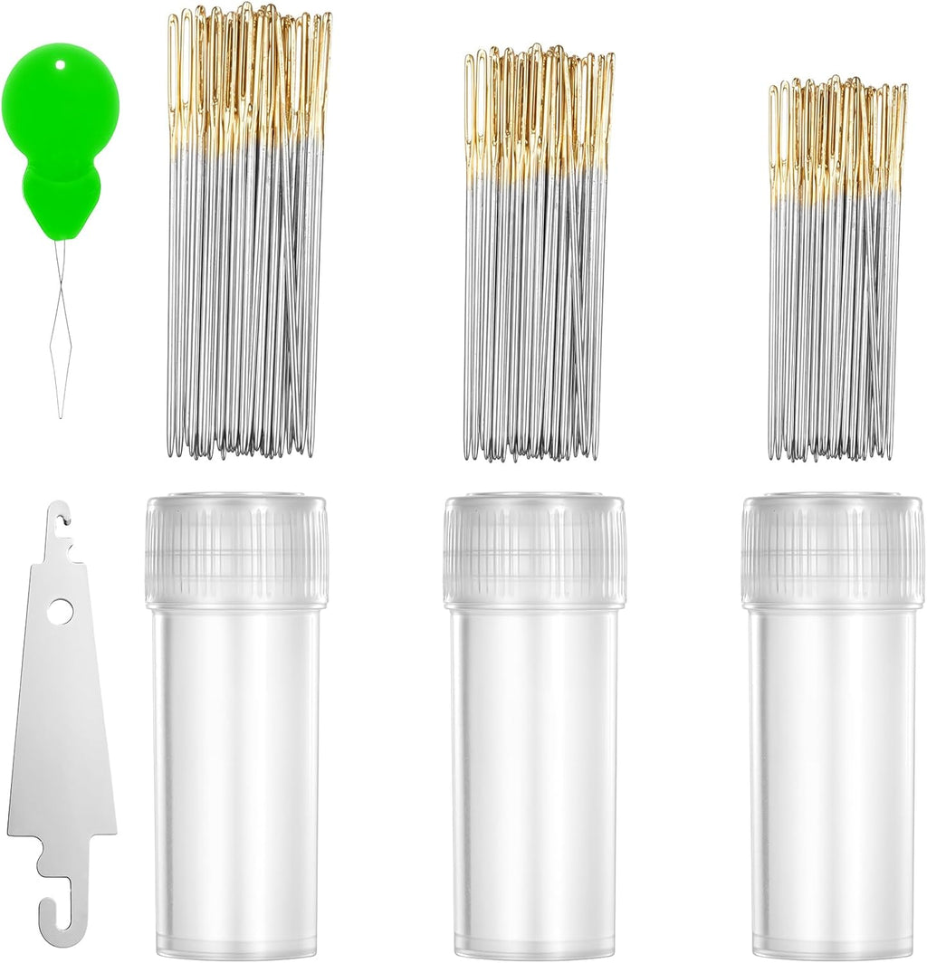 Kit com 90 agulhas para ponto cruz nos tamanhos 22, 24 e 26