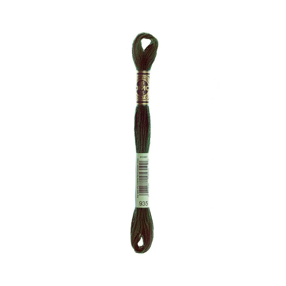 Linhas DMC em Tons de Verde para Ponto Cruz