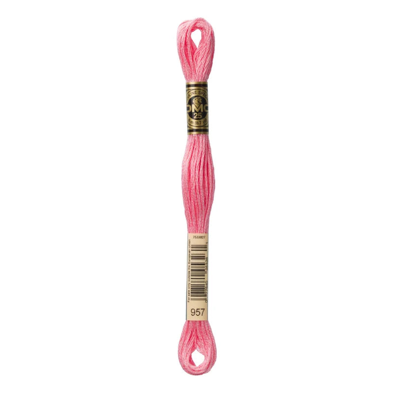 Linhas DMC em Tons de Rosa para Ponto Cruz