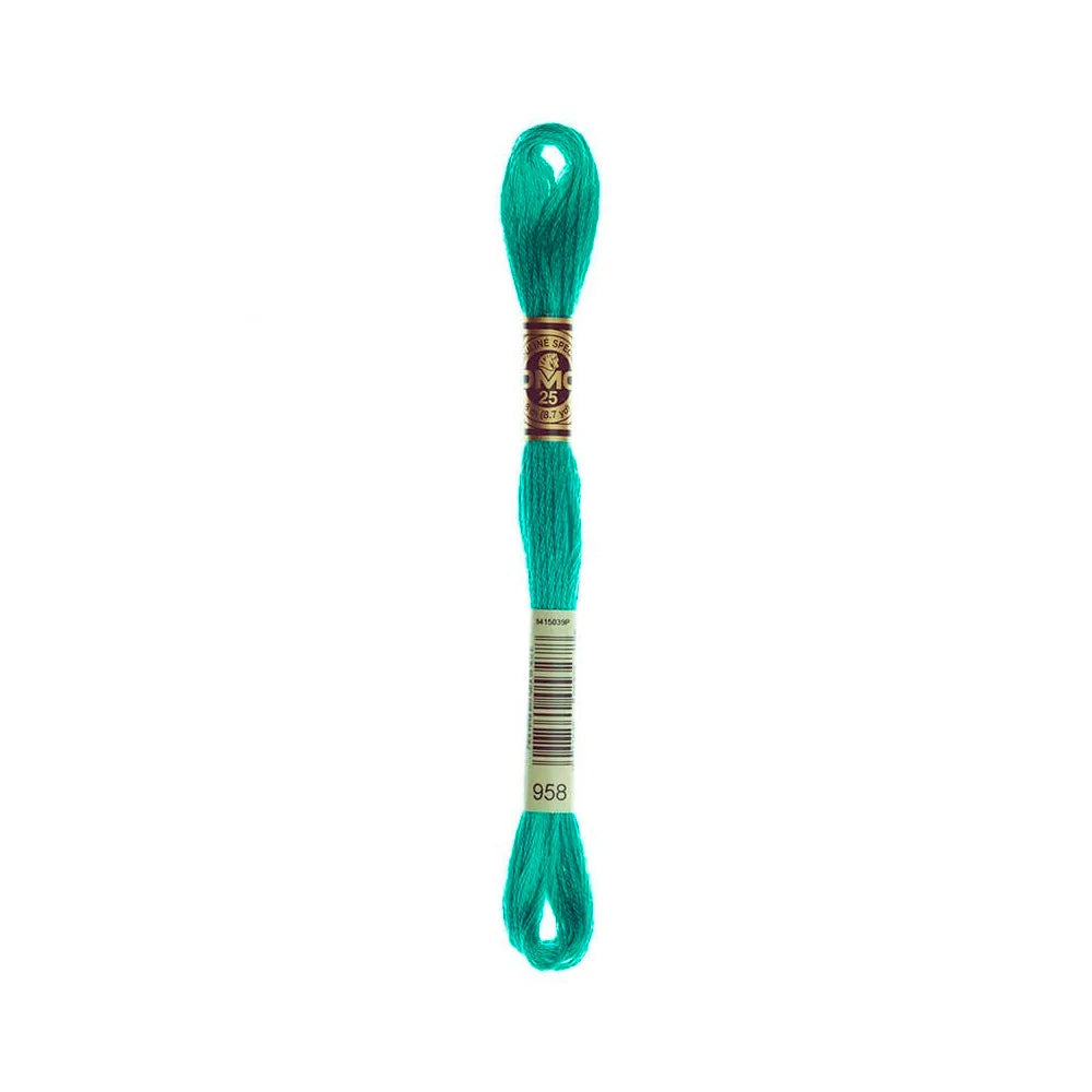 Linhas DMC em Tons de Verde para Ponto Cruz