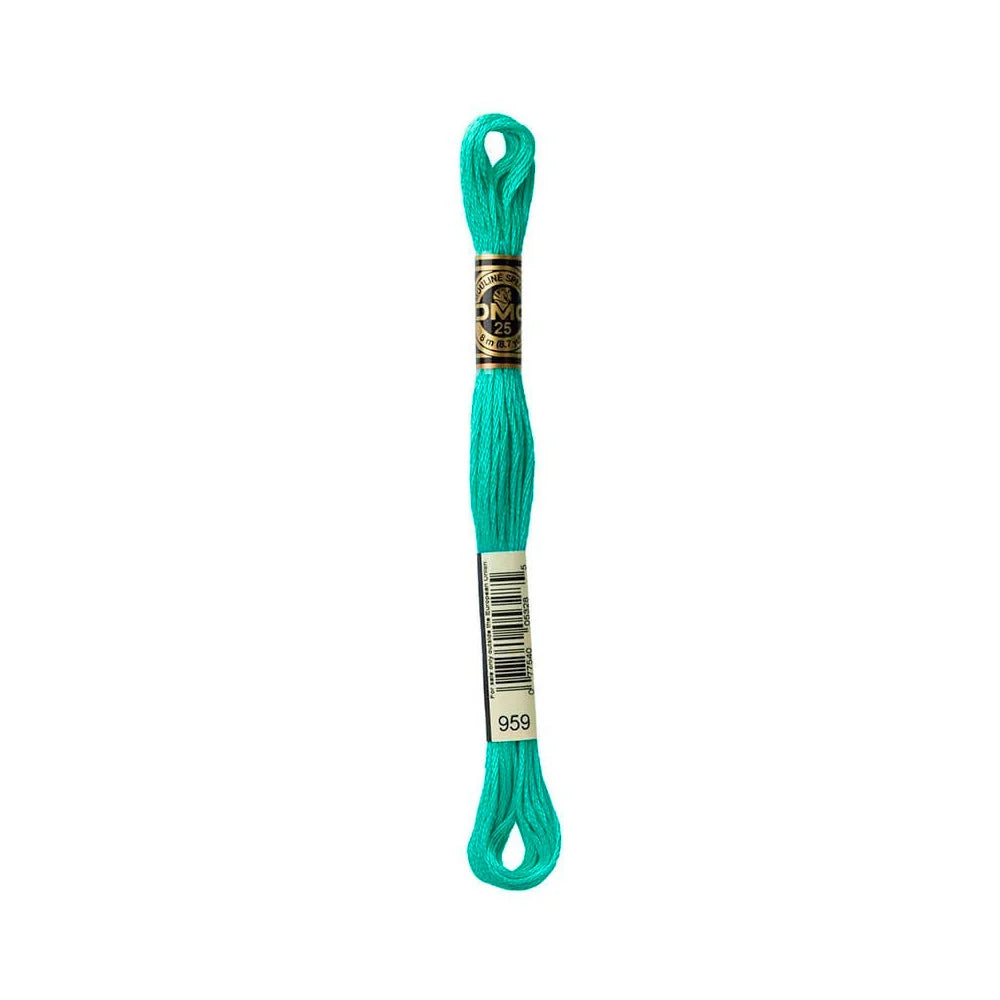 Linhas DMC em Tons de Verde para Ponto Cruz