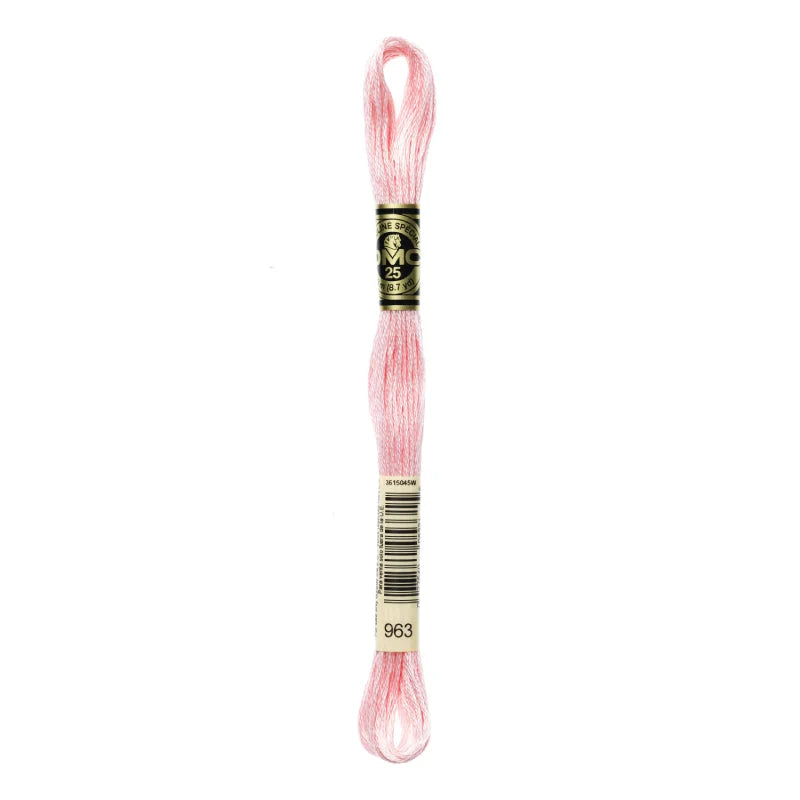 Linhas DMC em Tons de Rosa para Ponto Cruz