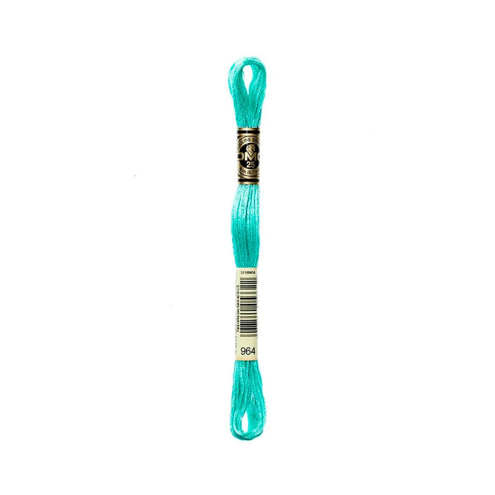 Linhas DMC em Tons de Verde para Ponto Cruz