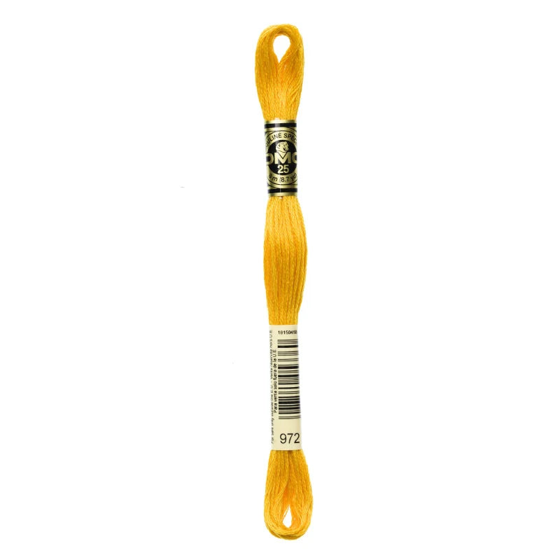 Linhas DMC em Tons de Amarelo para Ponto Cruz