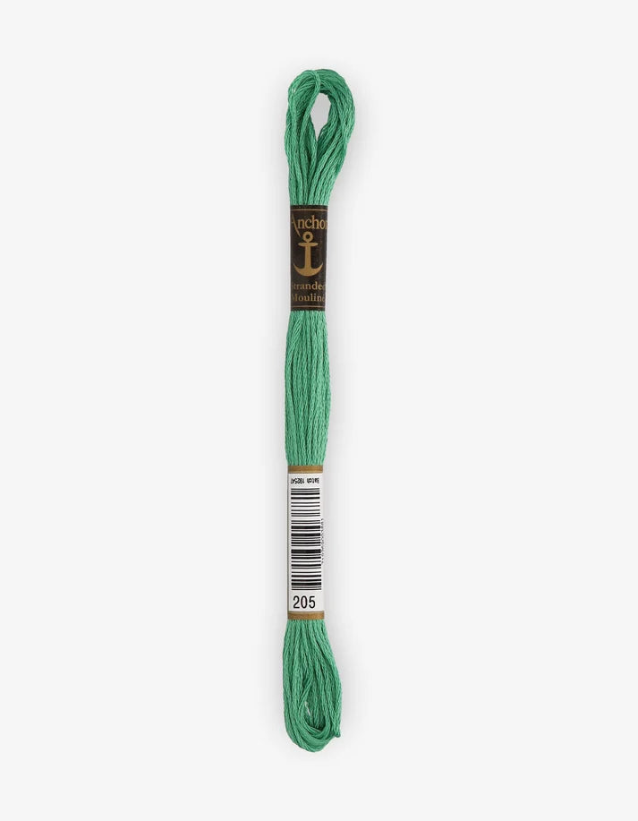 Meada Anchor de fio de bordar mouliné, verde, 8 m