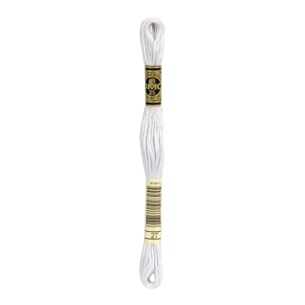Meada DMC Mouliné Spécial 8 m fio para bordar branco, ref. 27
