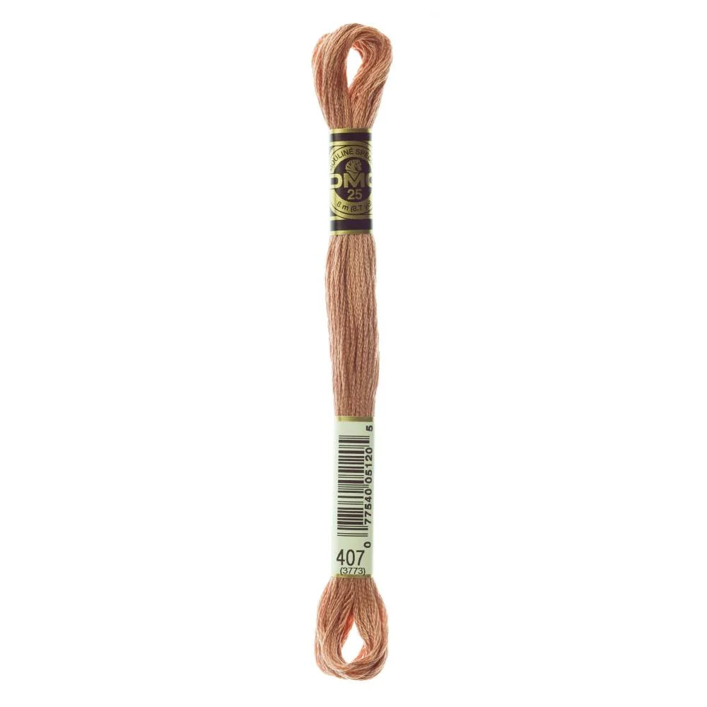 Meada de fio de bordar DMC Mouliné Spécial 8 m, terracota