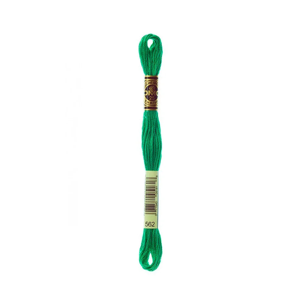 Meada de linha DMC Mouliné Spécial 8 m, verde, ref. 562.