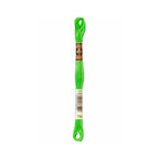 Carretel de linha para ponto cruz verde brilhante