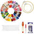 Kit com 24 Cores de Linhas para Bordar