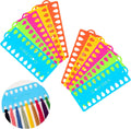 Conjunto de dez organizadores coloridos para linhas de ponto cruz
